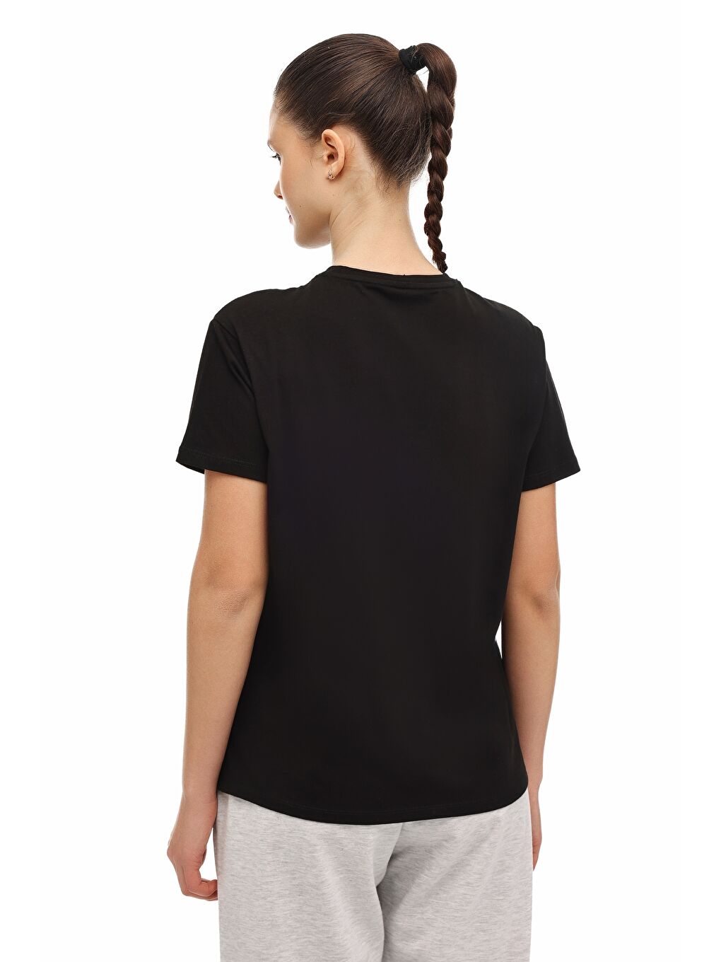 WL 11PATRICA 6FX Siyah Kadın Kısa Kol T-Shirt-1