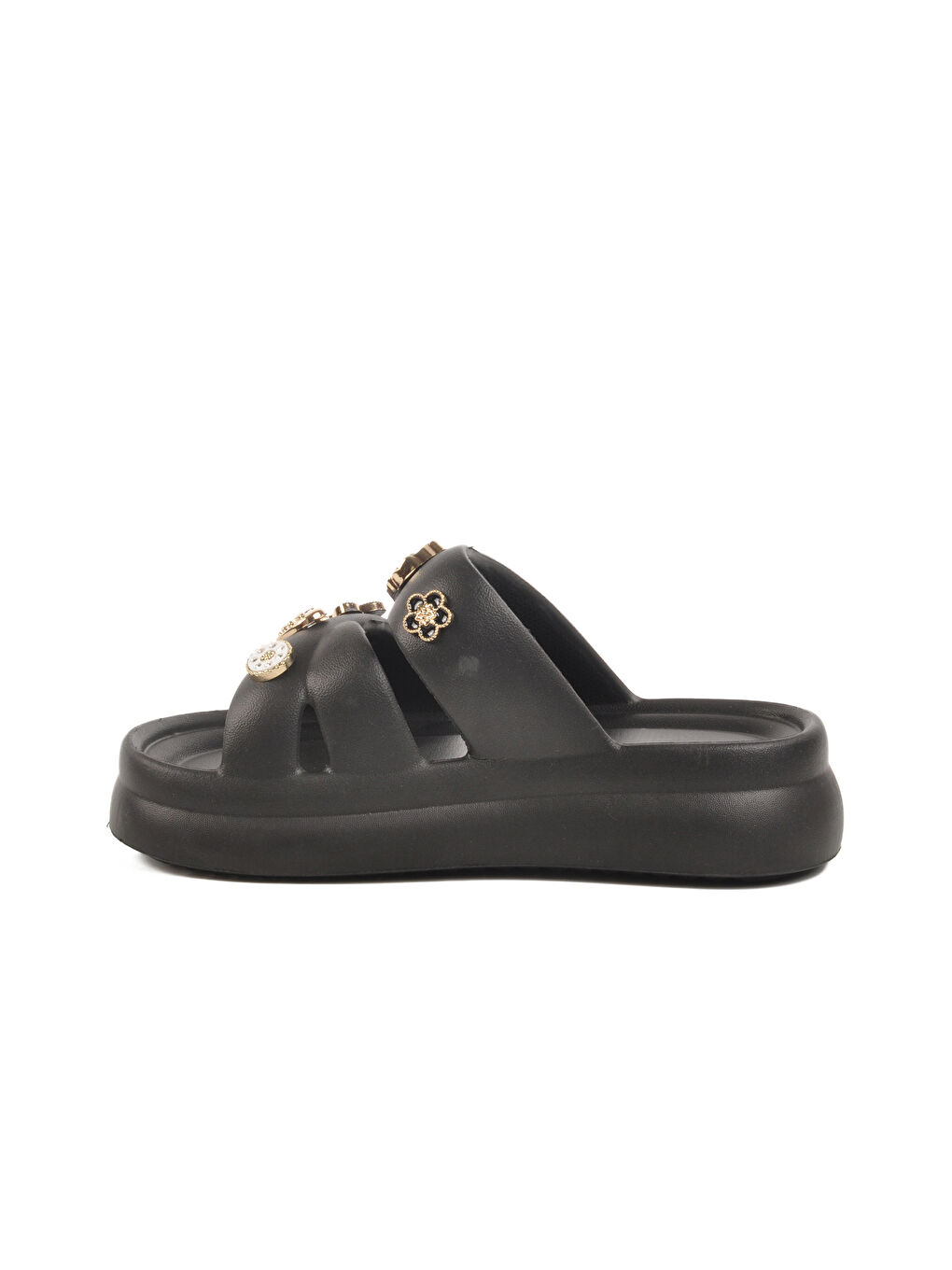 Siyah Eva Hafif Esnek Kadın Terlik 510 Z-1