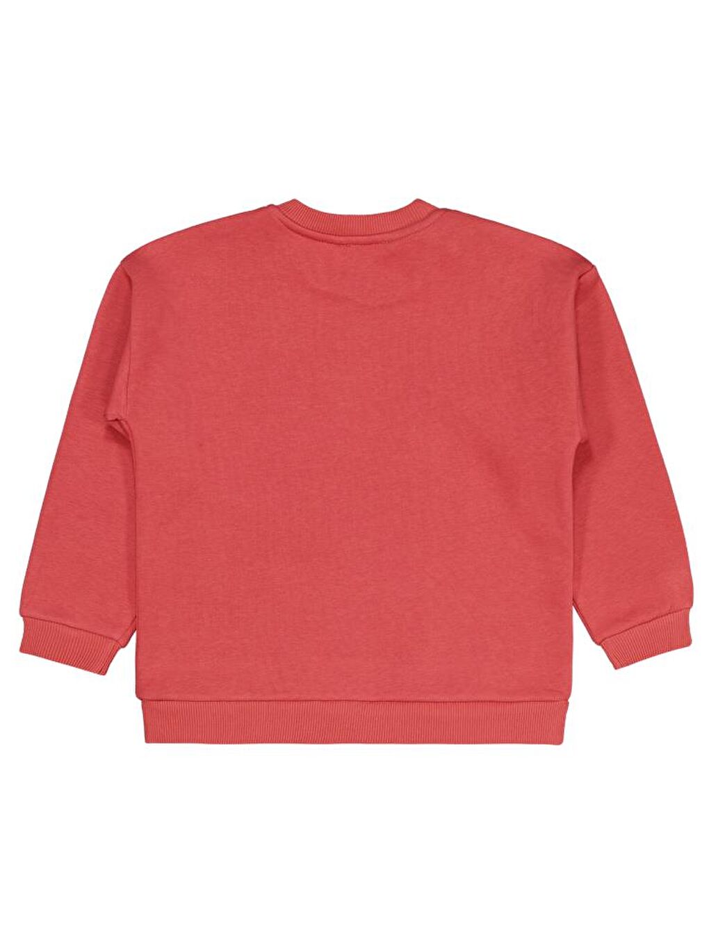 Kahverengi Girls Be Happy Baskılı 6-9 Yaş Sweatshirt - Turuncu 6-7 Yaş-1