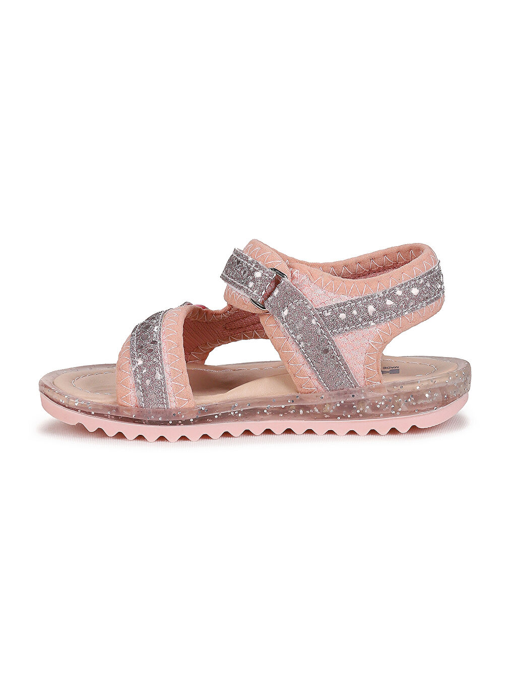 Pembe Marlin Simli Cırtlı Kız Çocuk Sandalet-5