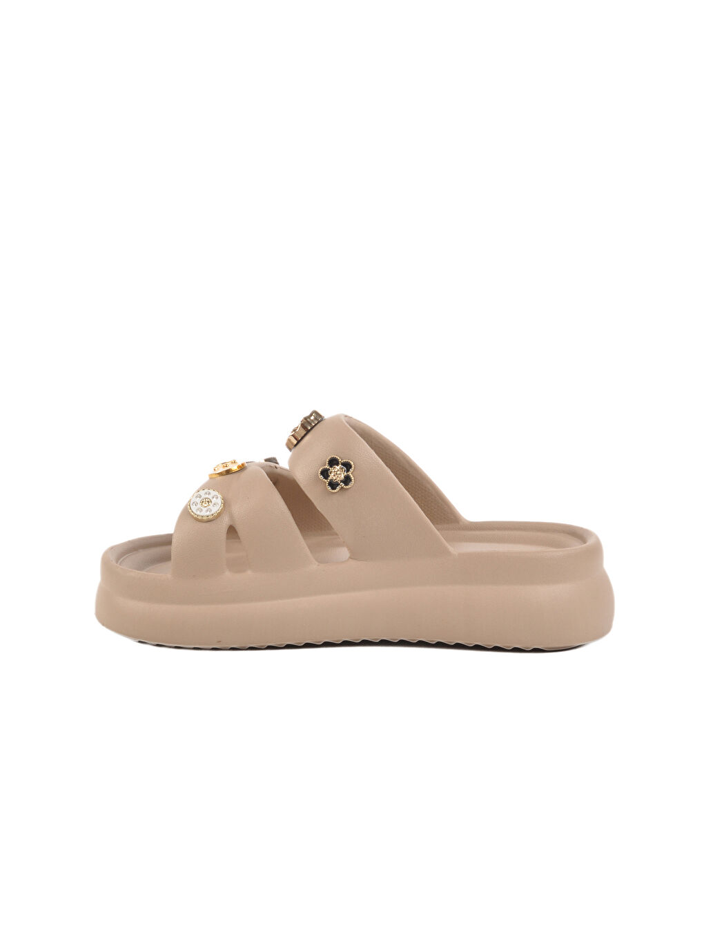 Bej Kum Eva Hafif Esnek Kadın Terlik 510 Z-1