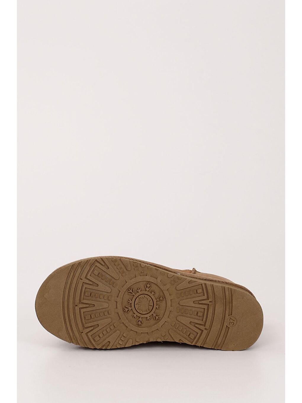 Kahverengi TABA  Hakiki Post Mini Platform Taban Kadın Kürklü Bot 34021-6