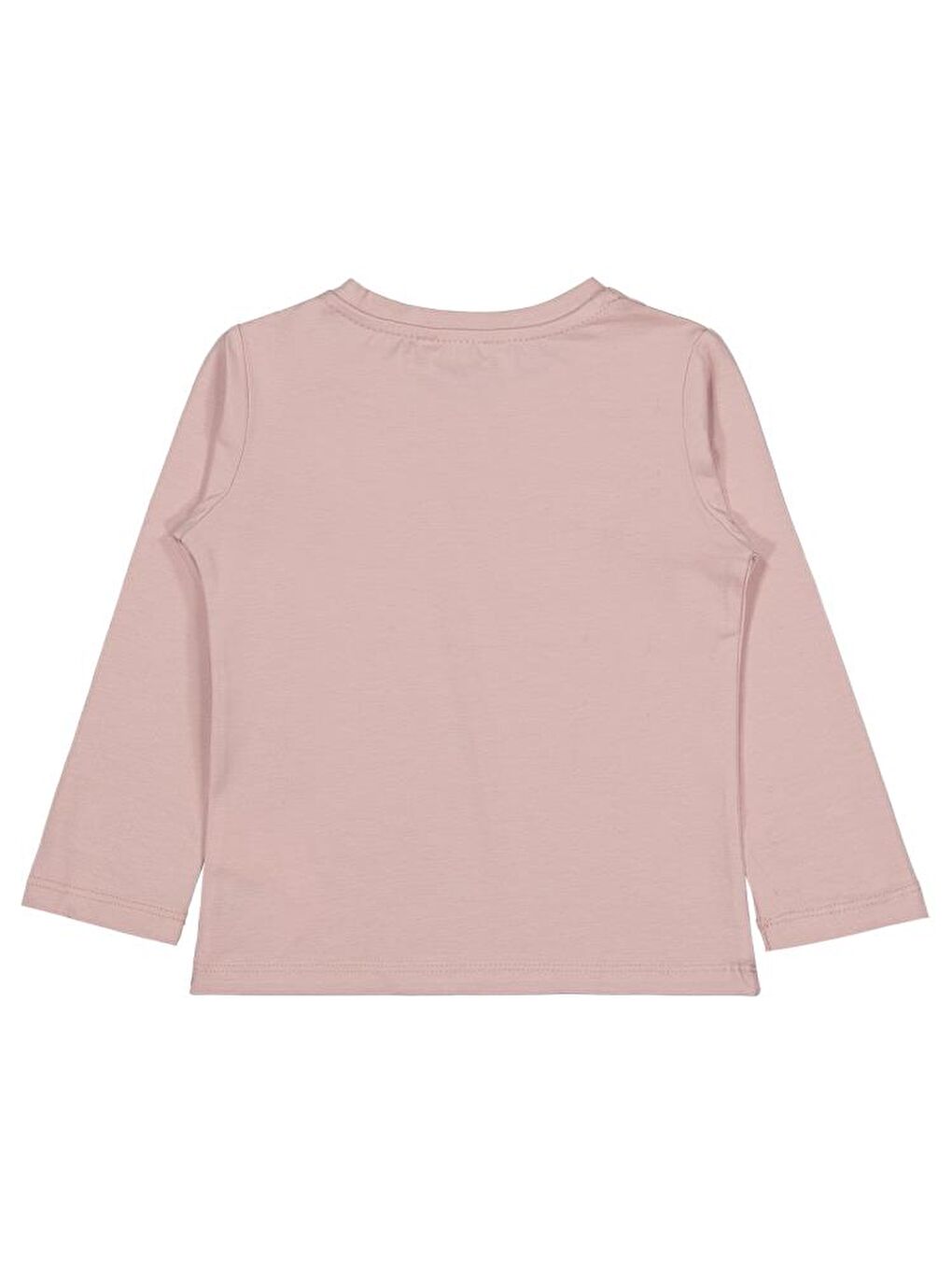 Girls Basic 2-5 Yaş Sweatshirt - Pembe 2-3 Yaş-1