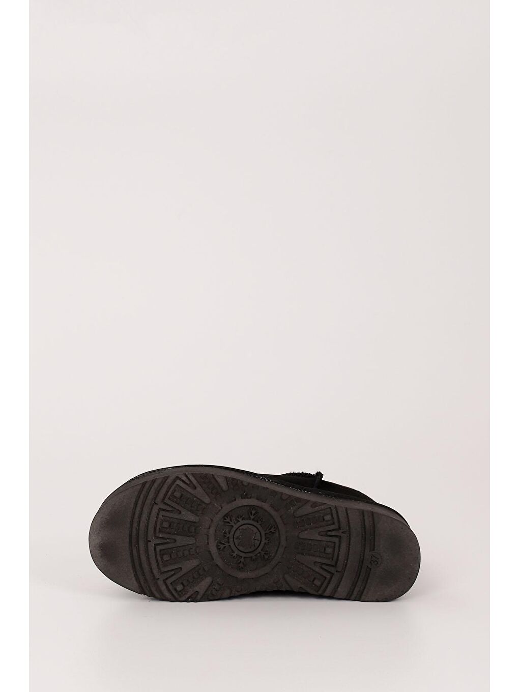 Siyah SİYAH  Hakiki Post Mini Platform Taban Kadın Kürklü Bot 34021-6