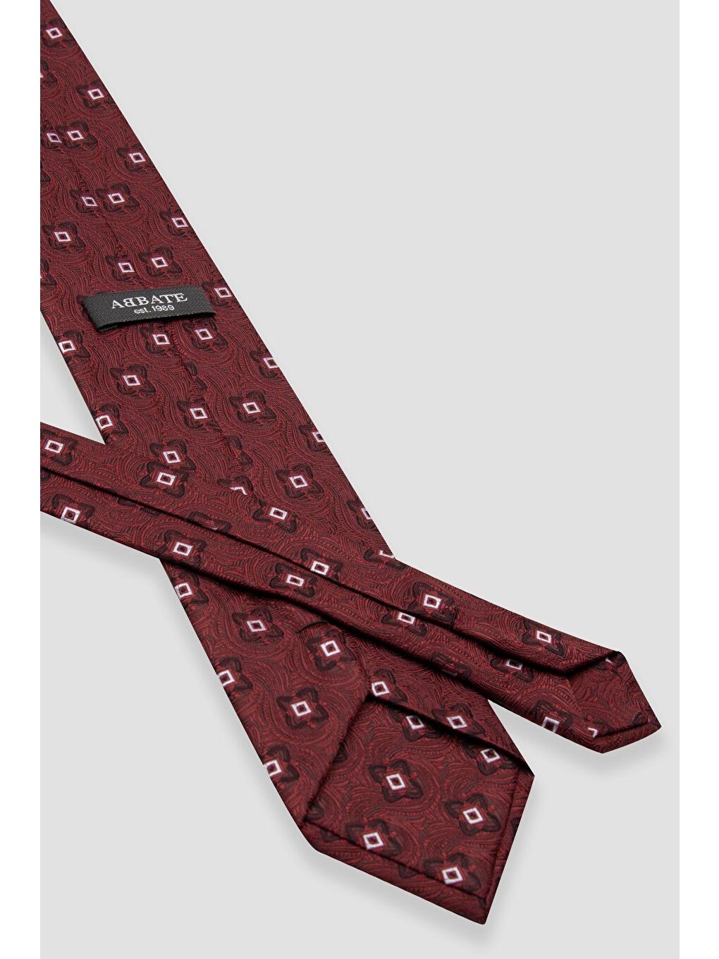 Kravat 8 Cm Mikrofiber Polyester Kırmızı Erkek Desenli Kravat-2