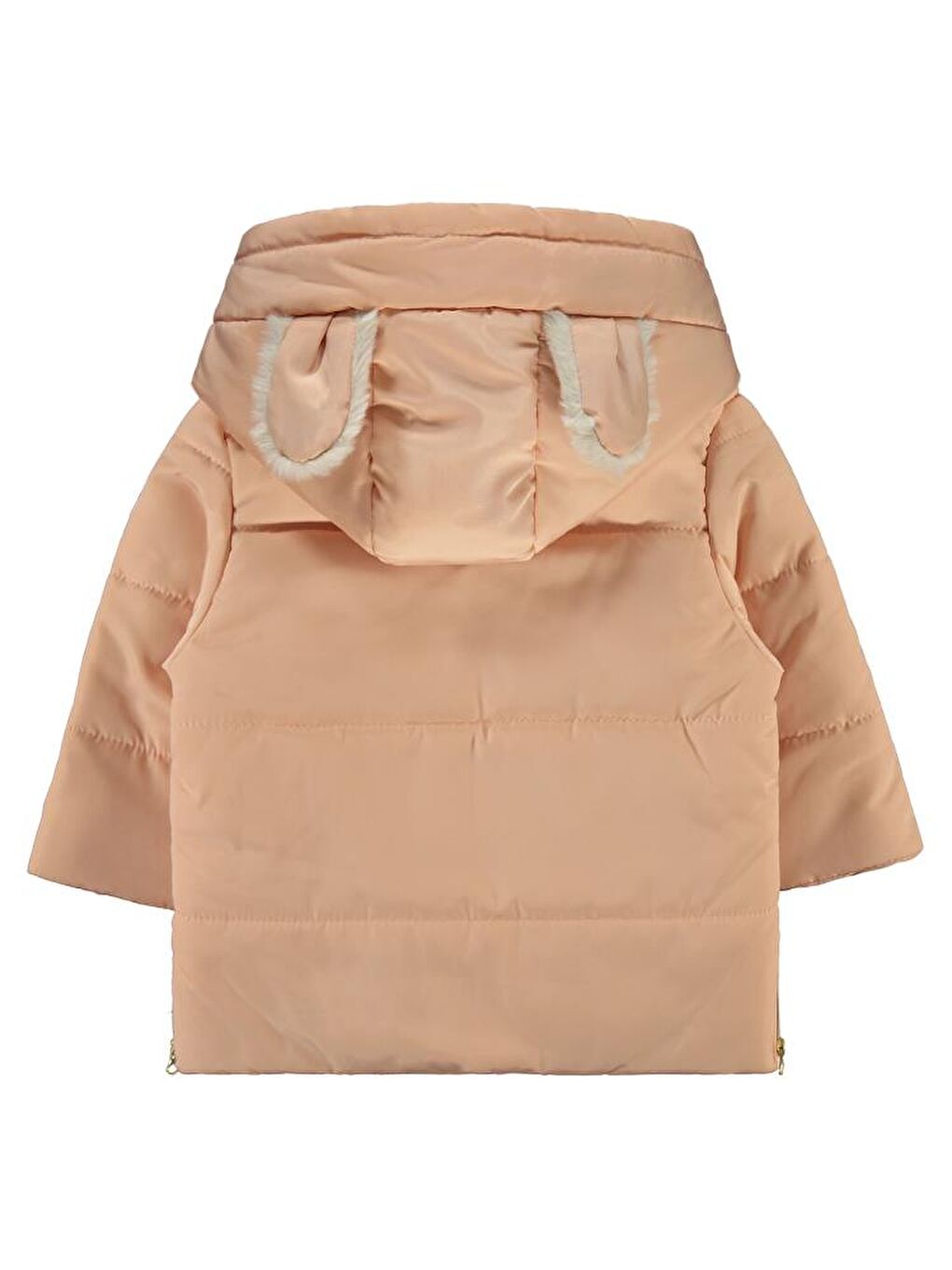 Pembe Baby Pelüş Kulaklı 6-18 Ay Mont - Pudra 18-24 Ay-1