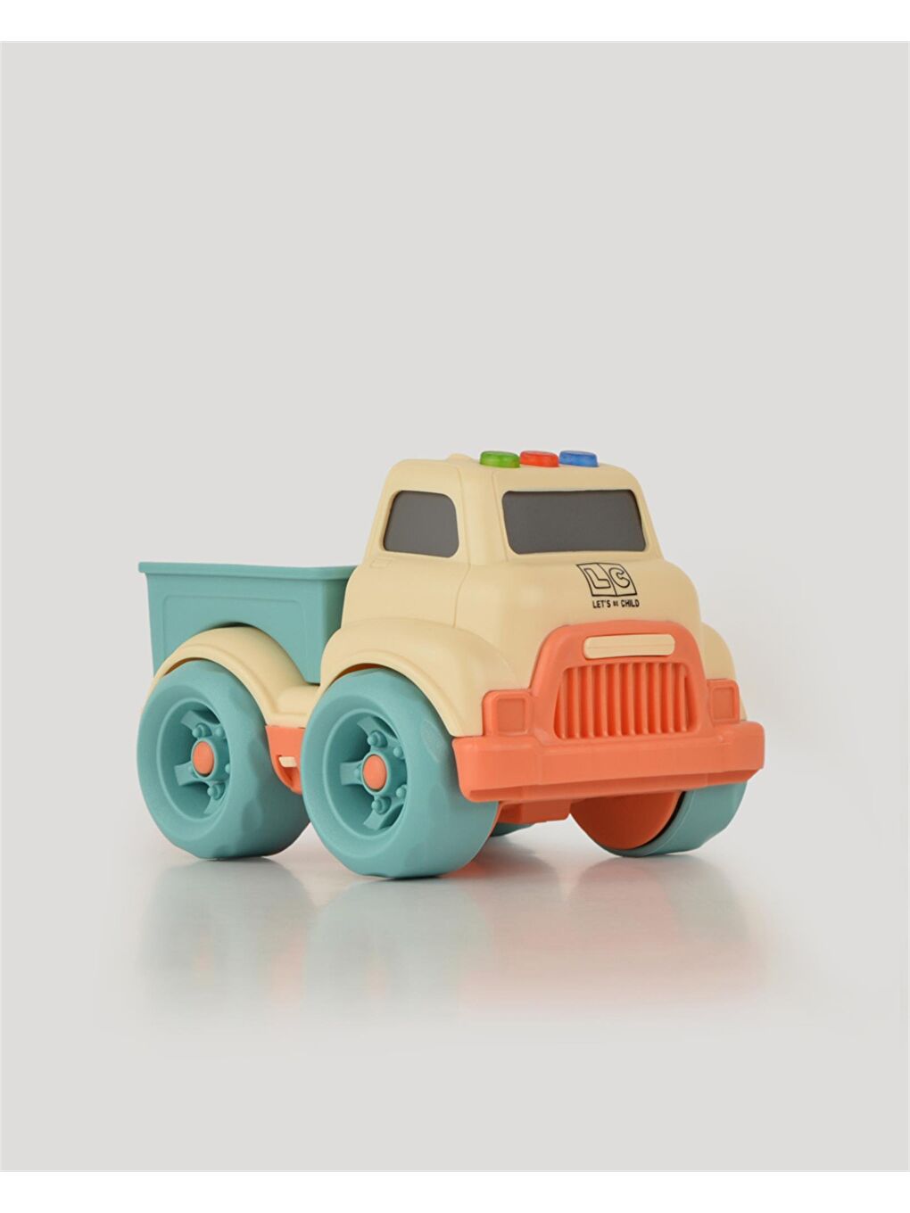 Bej Sesli Ve Işıklı Minik Pikap-3