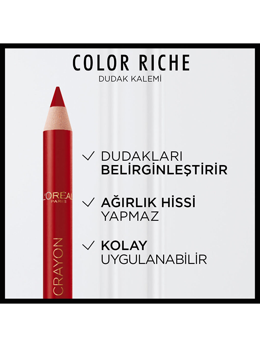 Color Riche Dudak Kalemi - 300 Le Rouge Paris-2