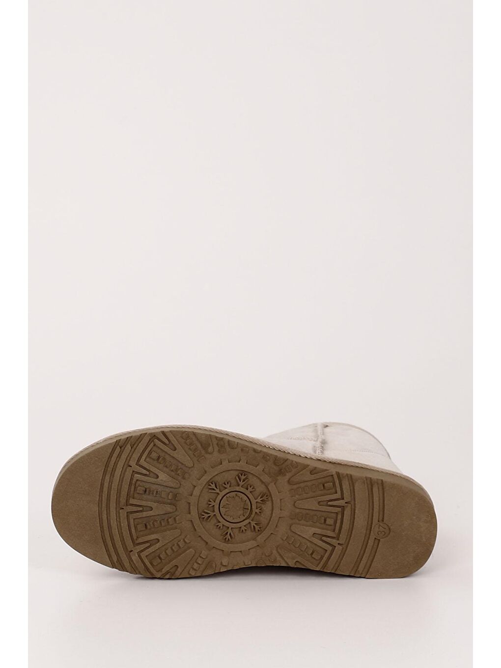 Bej BEJ  Hakiki Post Kısa Kadın Kürklü Bot 34045-6