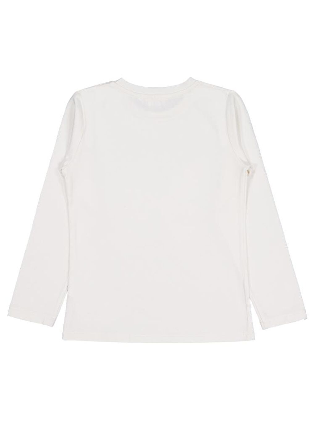 Girls Kelebek Baskılı 6-9 Yaş Sweatshirt - Ekru 7-8 Yaş-1