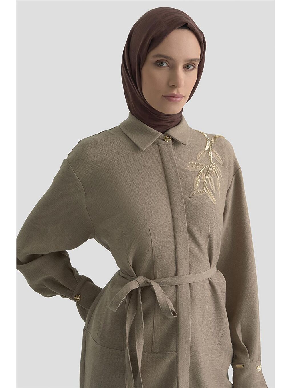 Bej Pensli Tunik 25K4951 Latte