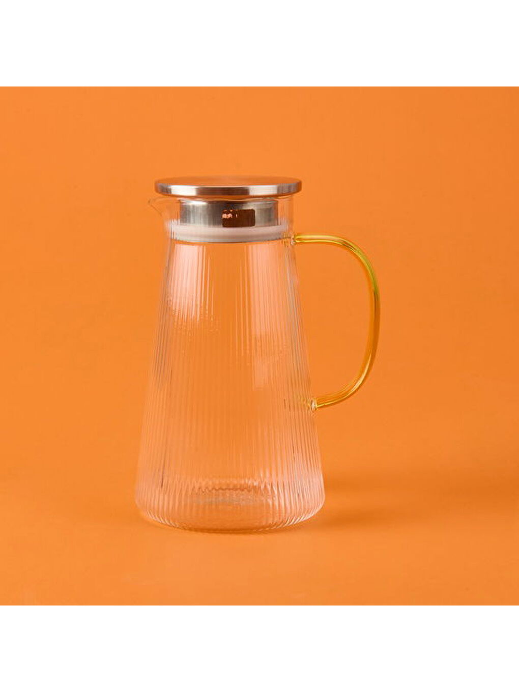 Mien Renksiz Borosilikat Cam Sürahi - Şeffaf - 1500 ml - 2
