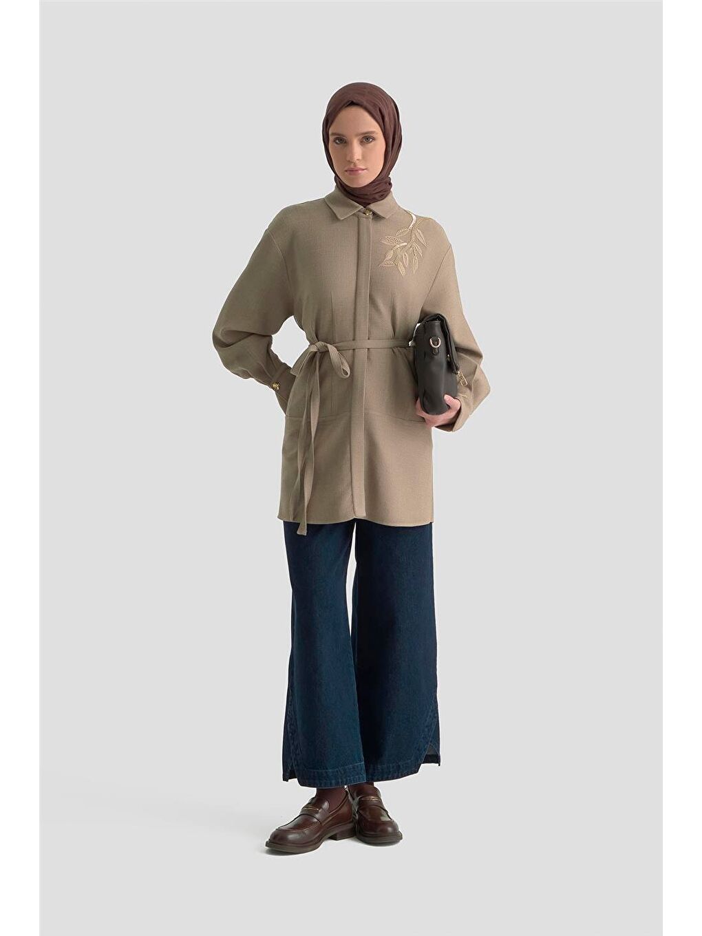 Bej Pensli Tunik 25K4951 Latte-2