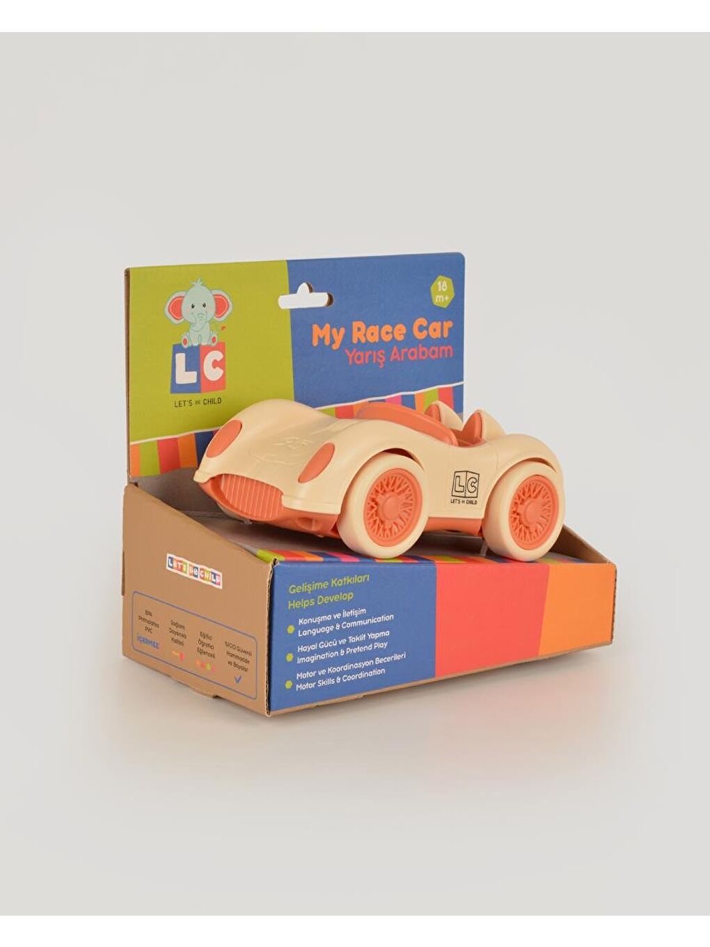 Yarış Arabam Bej-4