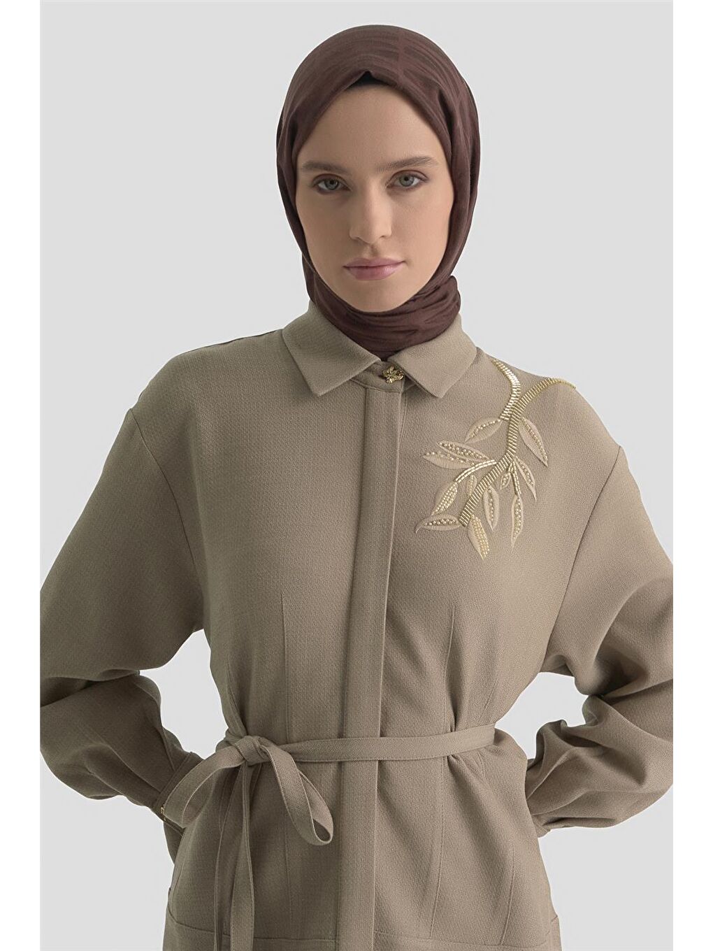 Bej Pensli Tunik 25K4951 Latte-3