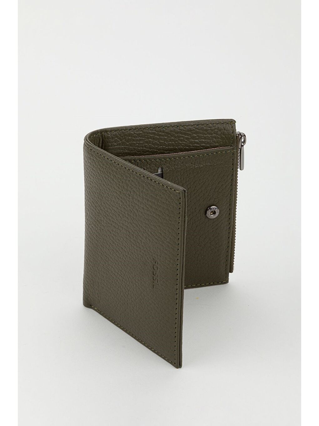 Yeşil Kutulu Hakiki Deri Kırmızı Kadın El Portföyü Kartlık Cüzdan-2