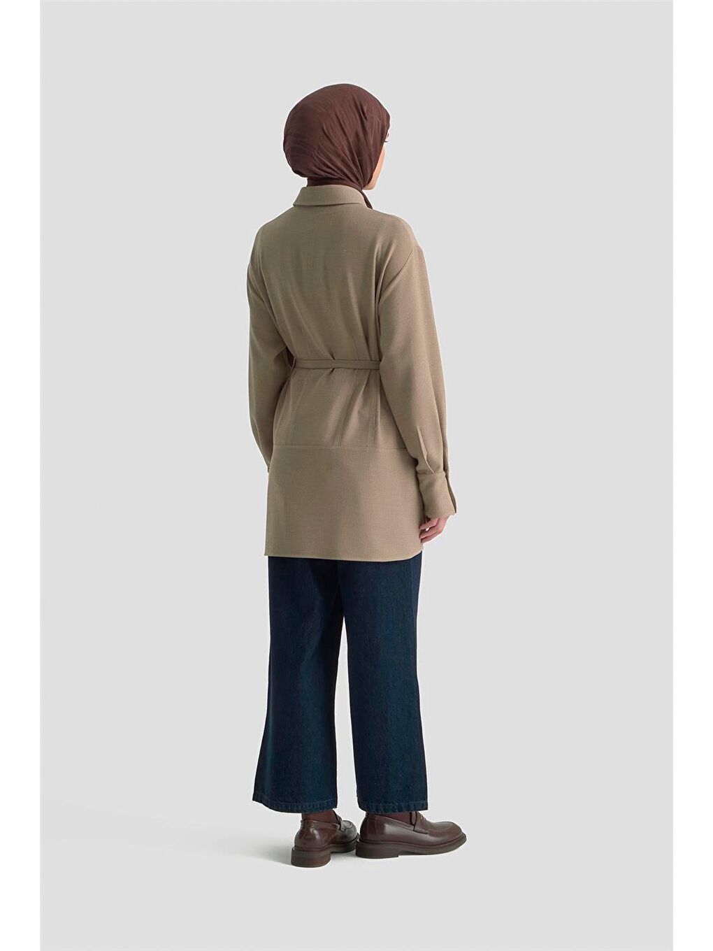 Bej Pensli Tunik 25K4951 Latte-4