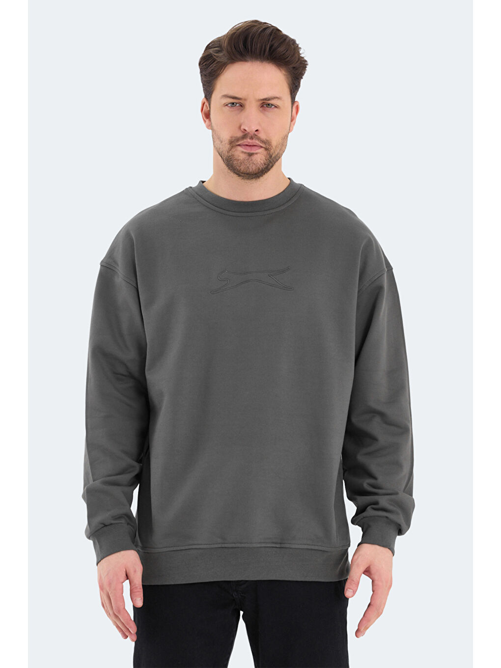 SLAZENGER VADIK OVERSIZE Erkek Sweatshirt Haki