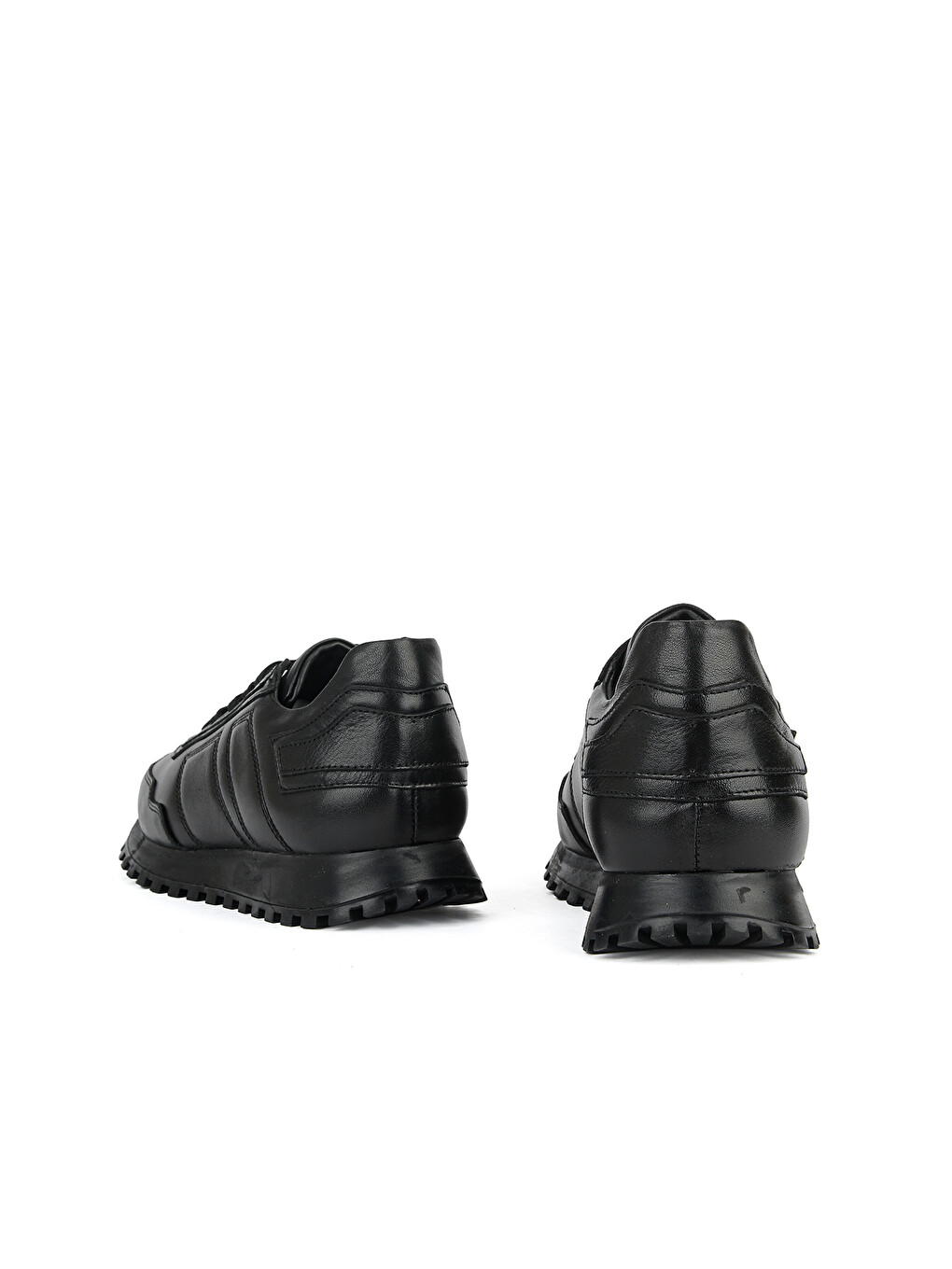 Erkek Hakiki Deri Sneaker 1631026z113 Siyah-2