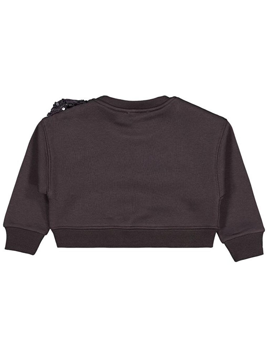 Antrasit Girls Pullu Fiyonklu 2-5 Yaş Sweatshirt - Gri 3-4 Yaş-1