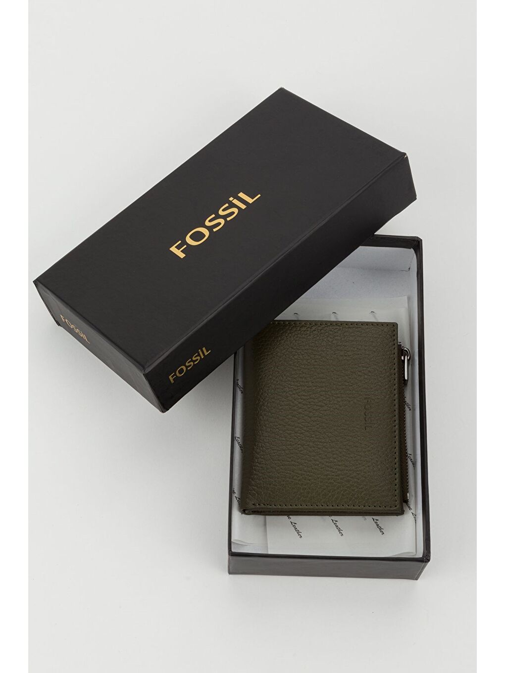 Yeşil Kutulu Hakiki Deri Kırmızı Kadın El Portföyü Kartlık Cüzdan-5