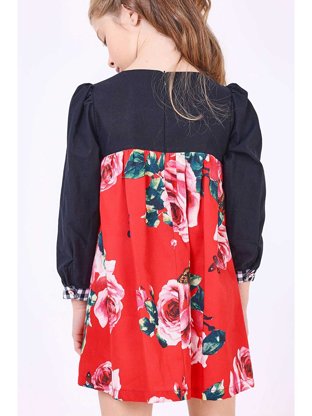 Karışık Kız Çocuk Uzun Kollu Elbise-2