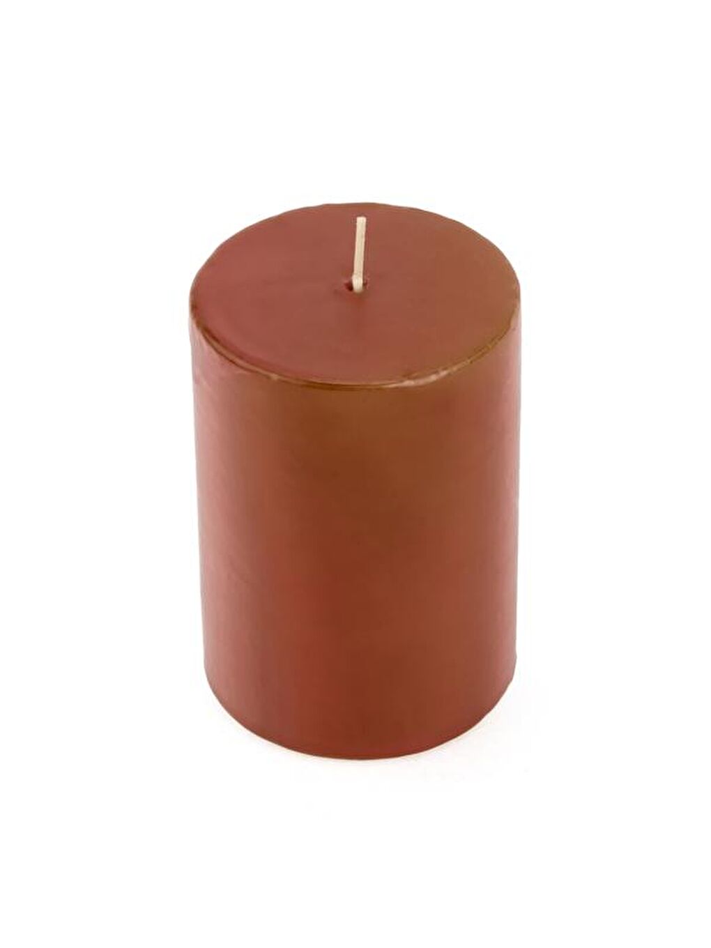 Otantik Baton Mum - Sütlü Kahverengi - 7x10 cm-3