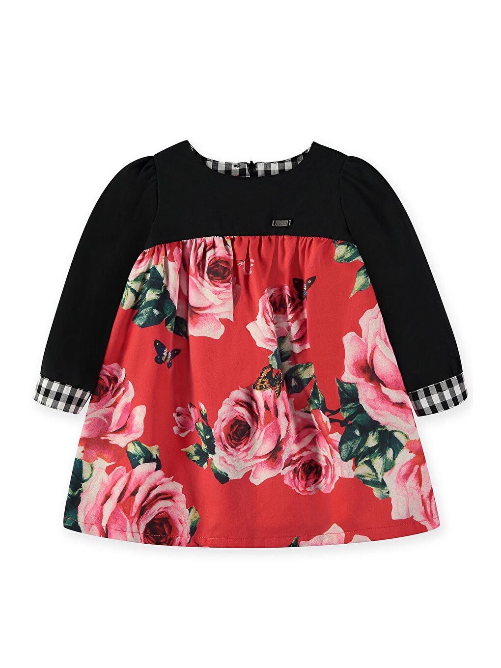 Karışık Kız Çocuk Uzun Kollu Elbise-3