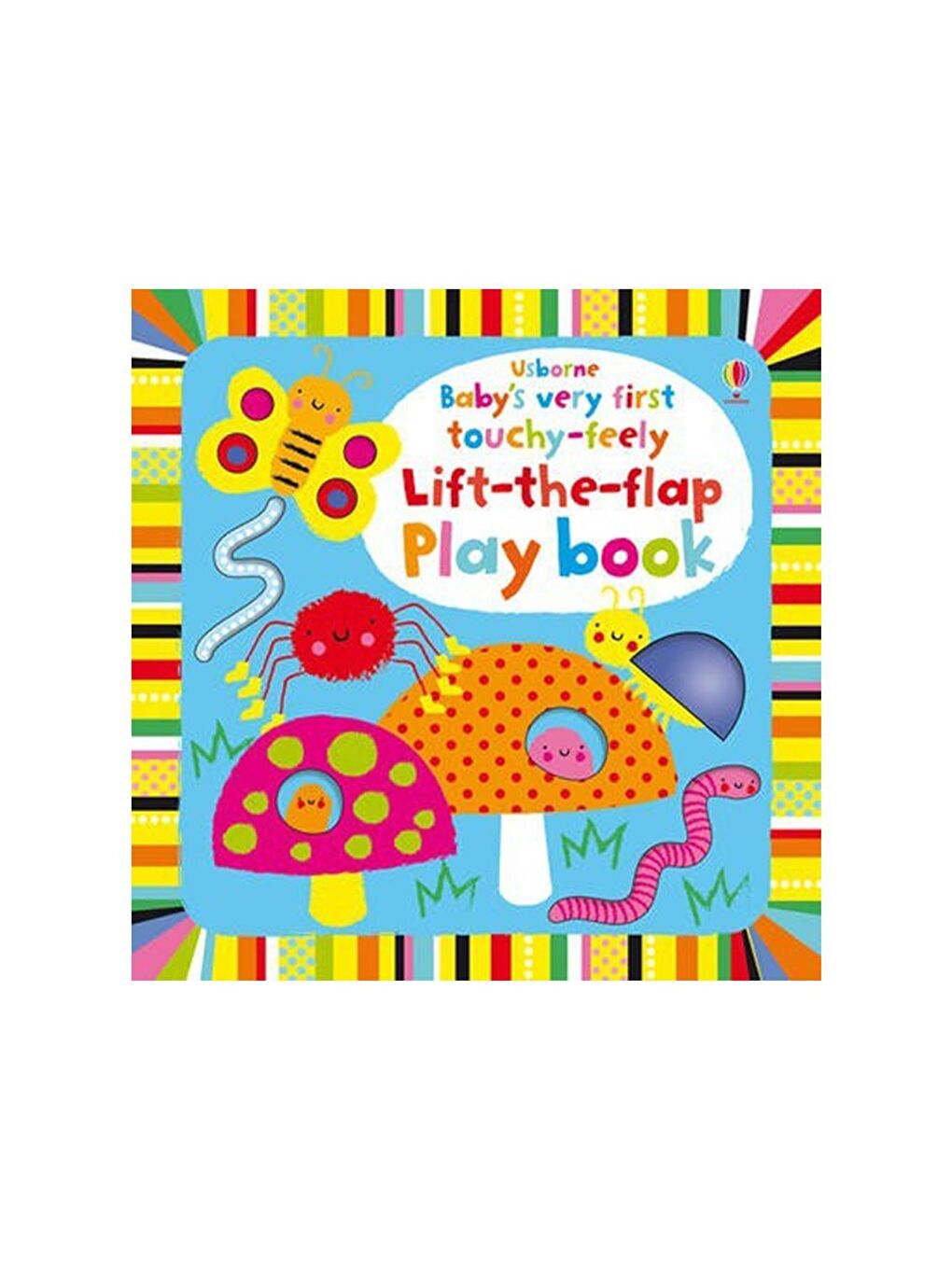 The Usborne Beyaz-Renklibaskı BVF Lift the Flap Play Book