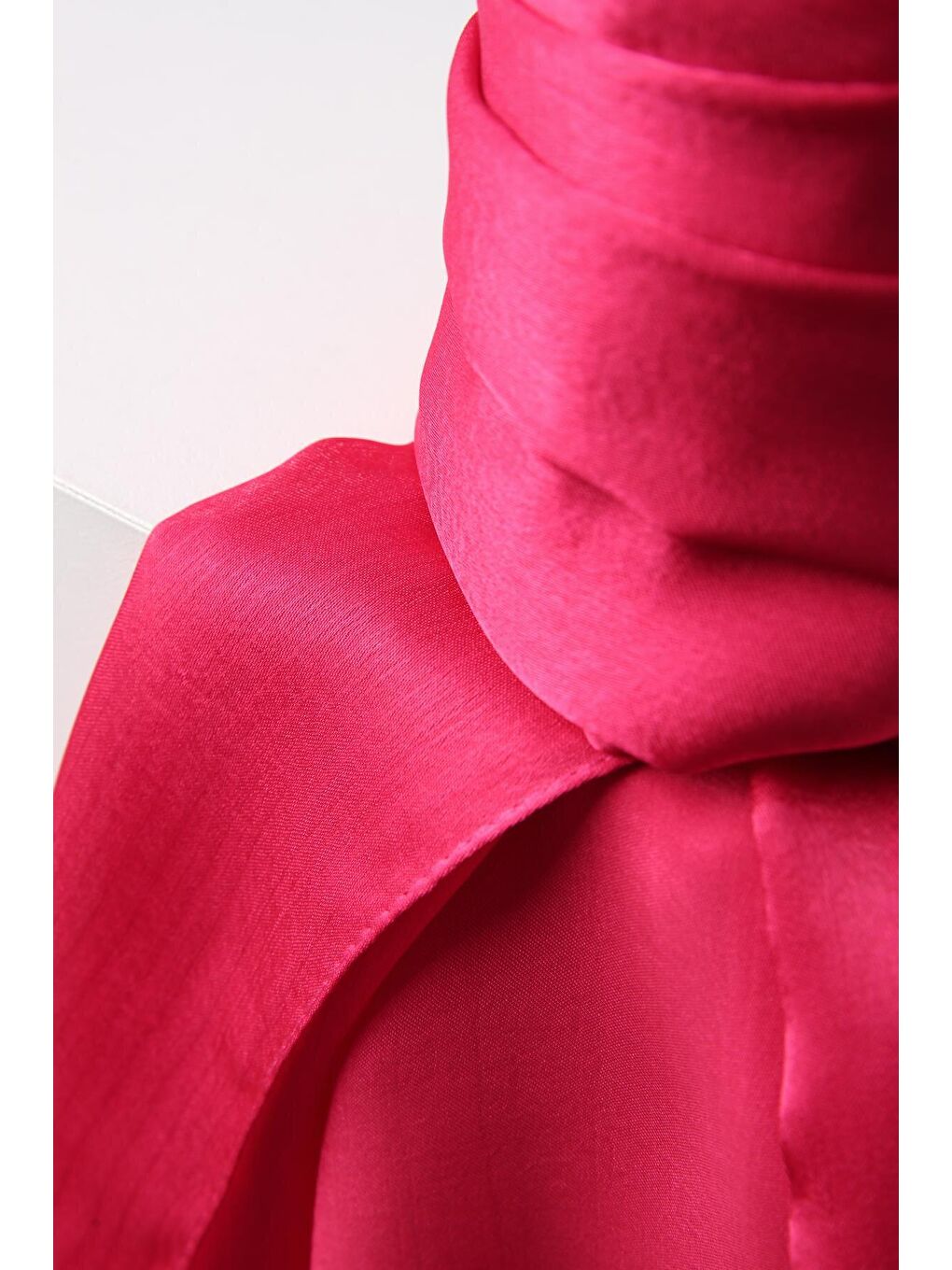 Pembe Düz Janjan Şal-4