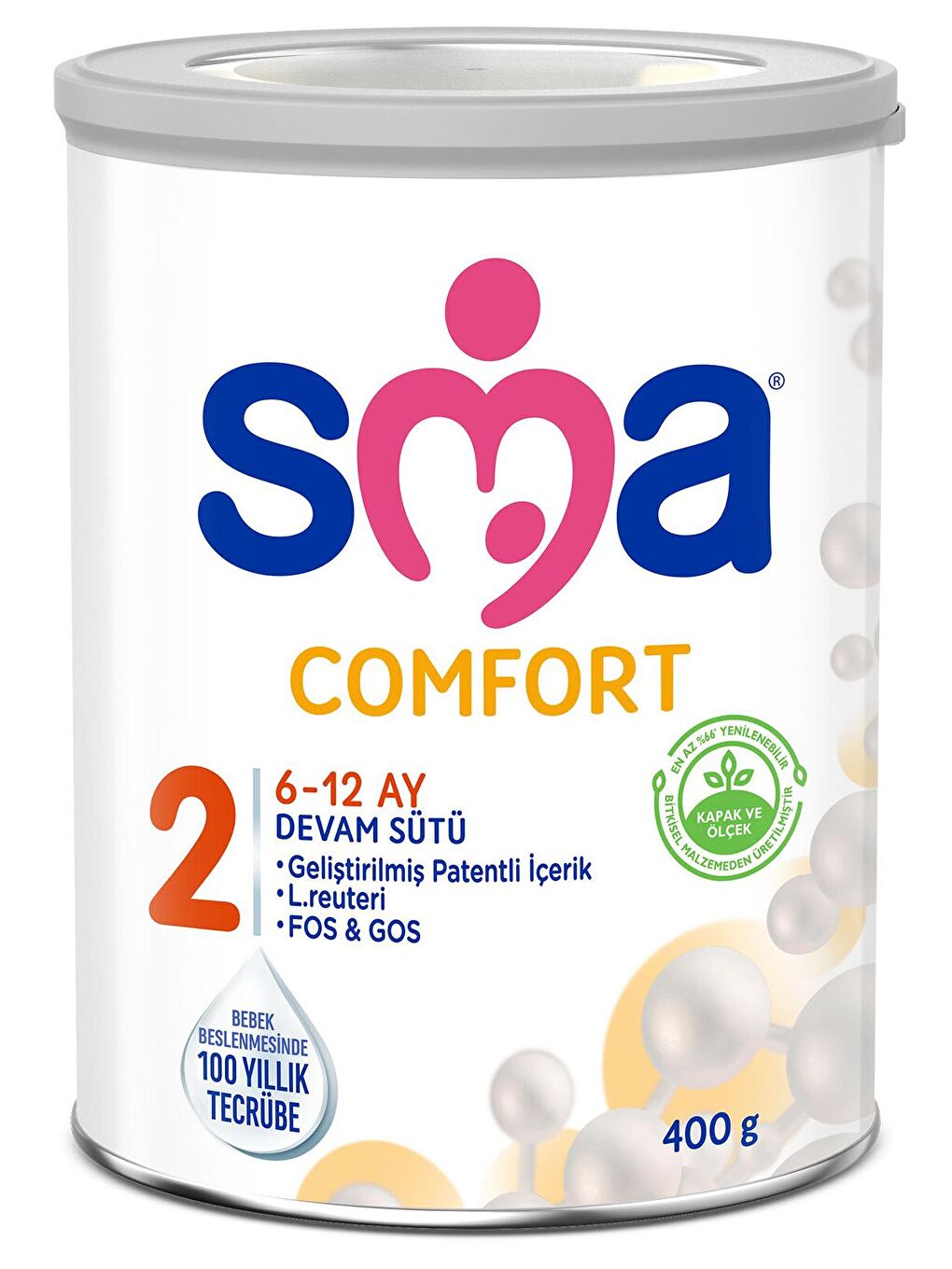 SMA Renksiz Bebek Devam Sütü Comfort 400 gr