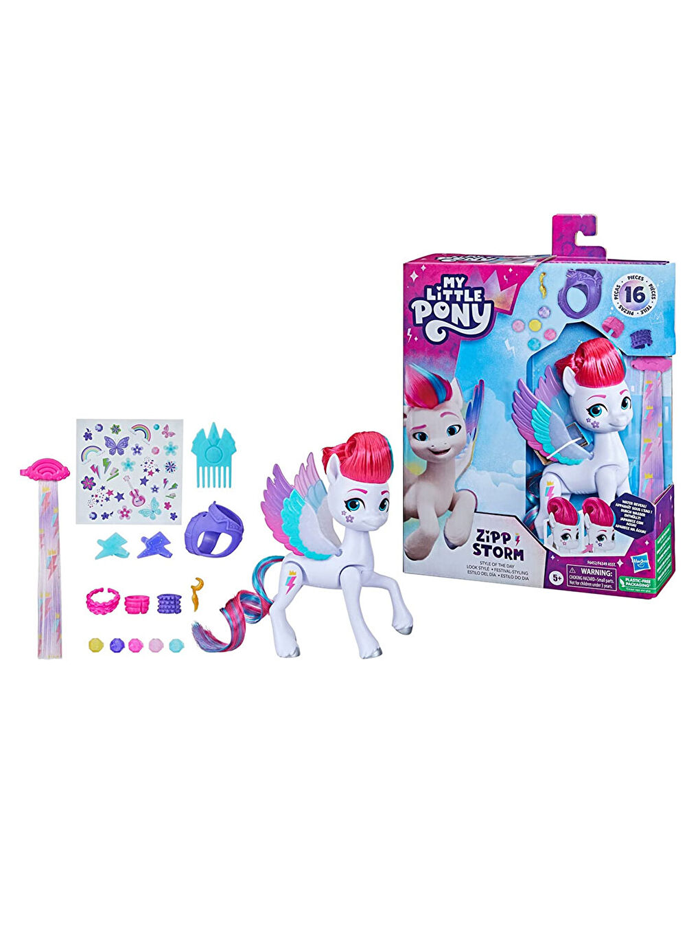 My Little Pony Renksiz Brıdlewoodstock Günün Stili Figür Zipp Storm F6349-F6452