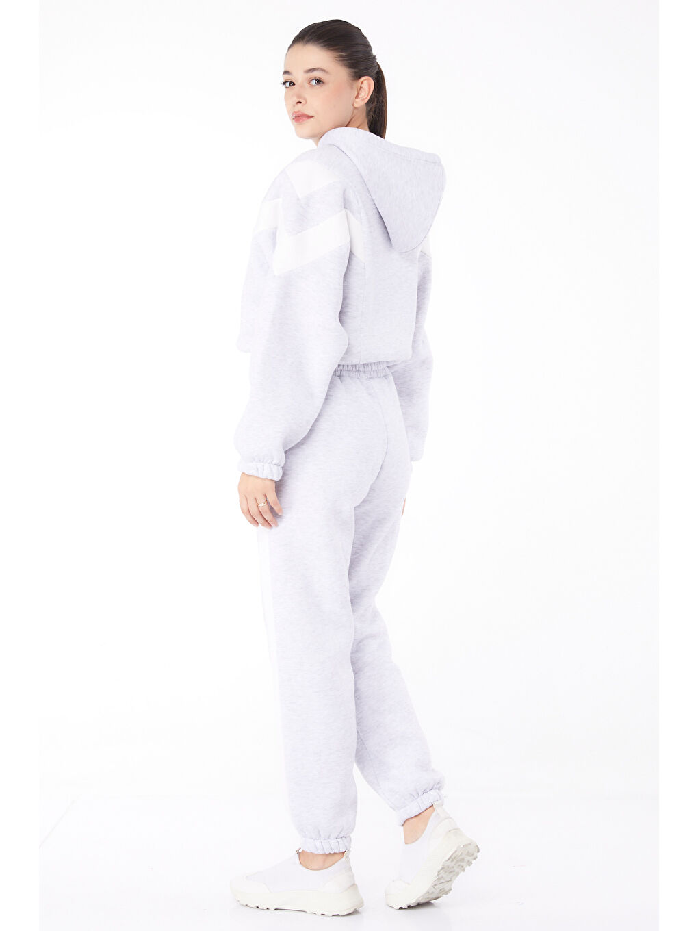 Garnili İkili Takım Gri - 26184-4