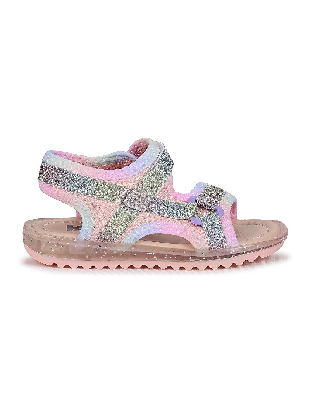Pembe Marlin Simli Cırtlı Kız Çocuk Sandalet-3