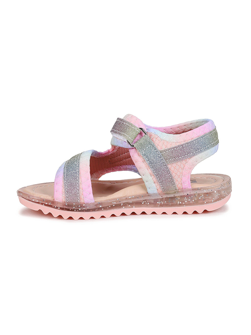 Pembe Marlin Simli Cırtlı Kız Çocuk Sandalet-5