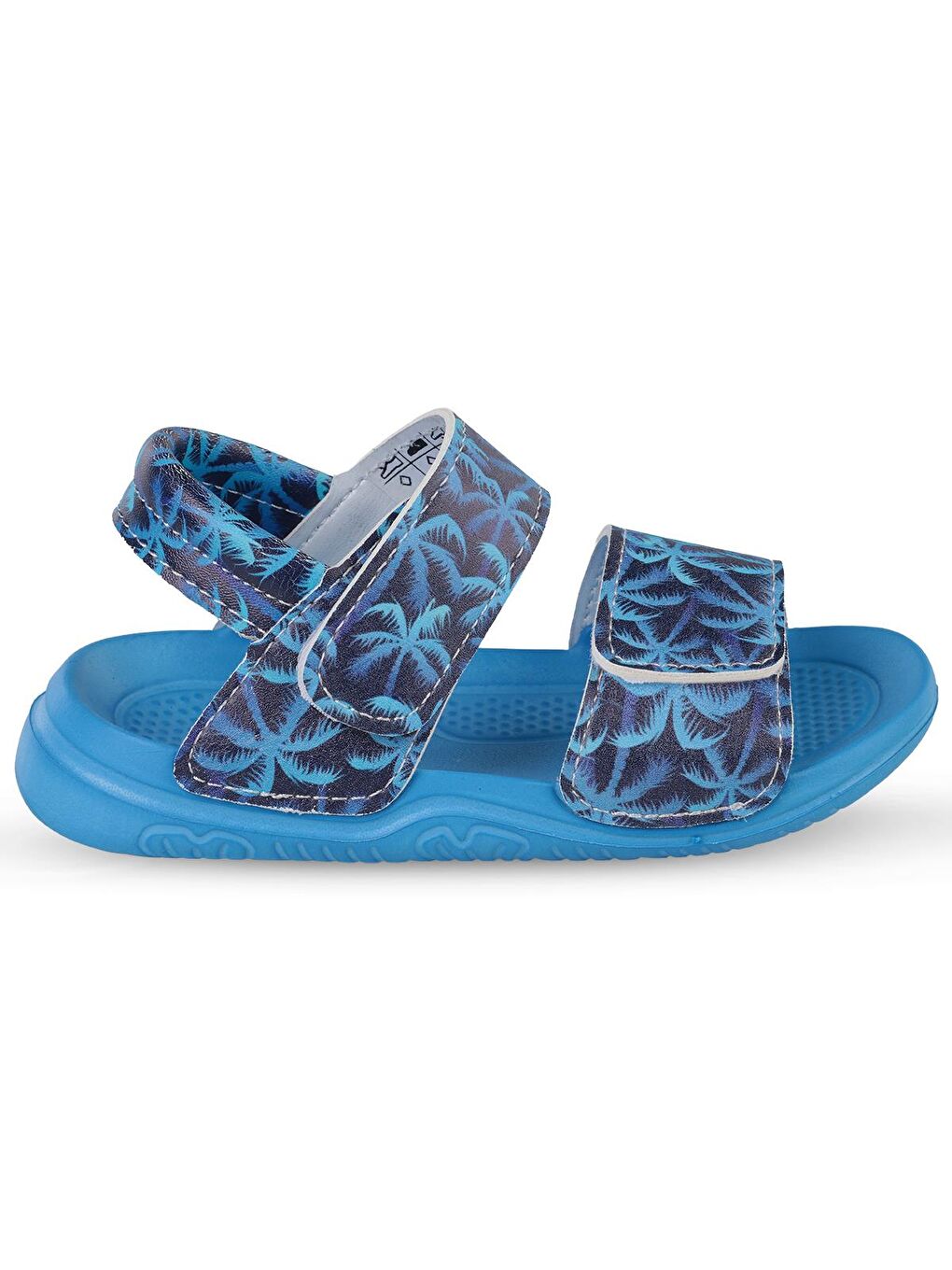 Boys Palmiye Baskılı 26-30 Numara Sandalet - Lacivert 24-36 Ay