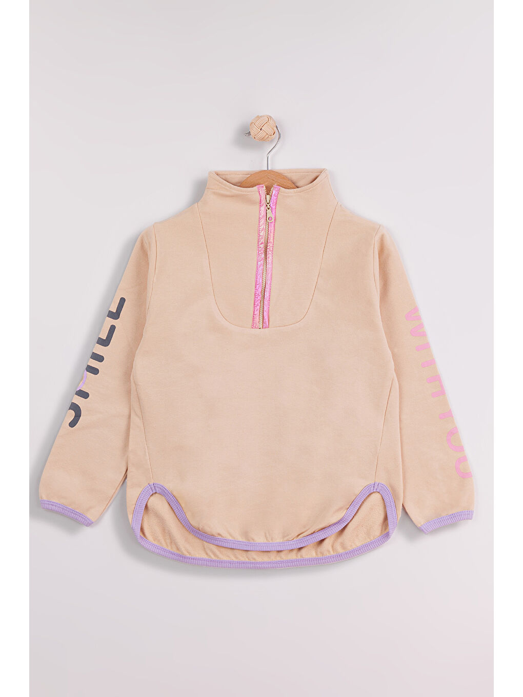 MİSSTUFFY Yeşil Kız Çocuk 2'li Paket Basic Sweatshirt - 5