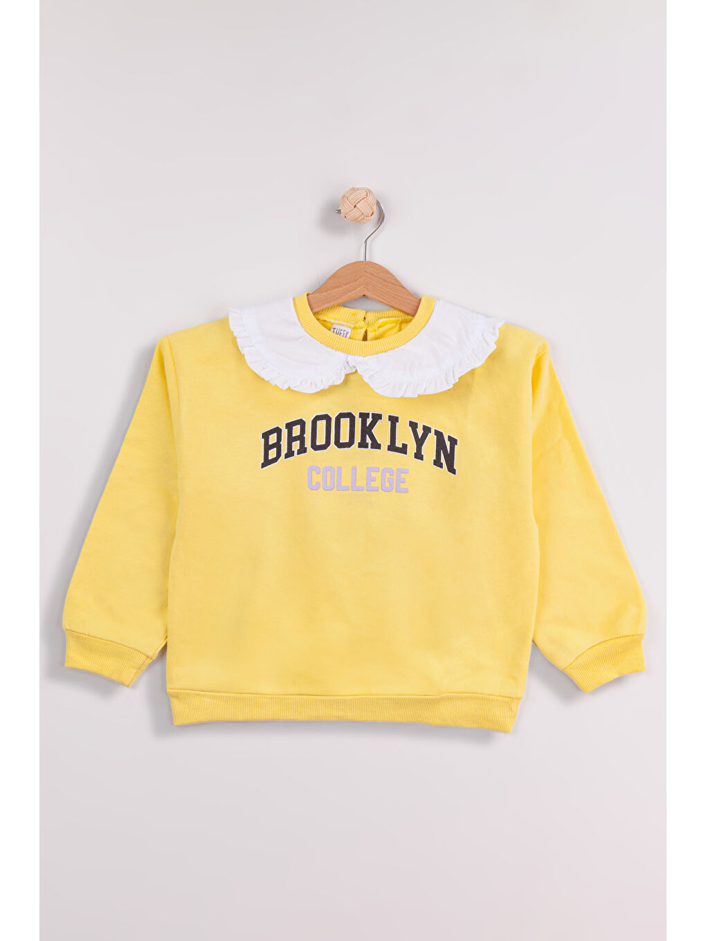 MİSSTUFFY Sarı Kız Çocuk 2'li Paket Basic Sweatshirt - 2