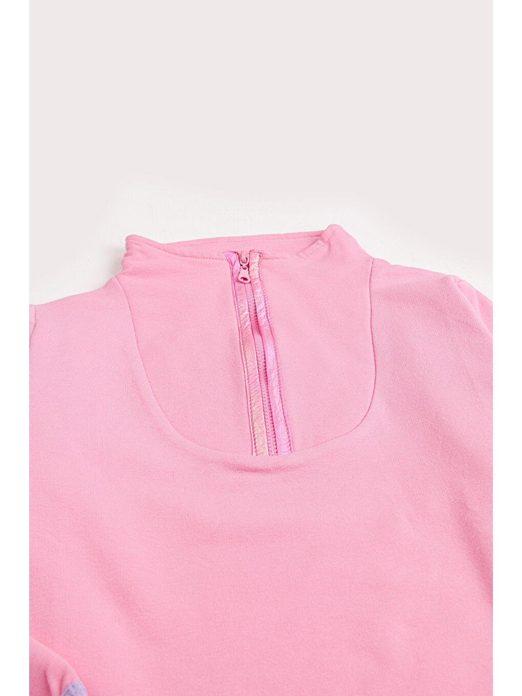 MİSSTUFFY Pembe Kız Çocuk 2'li Paket Basic Sweatshirt - 3