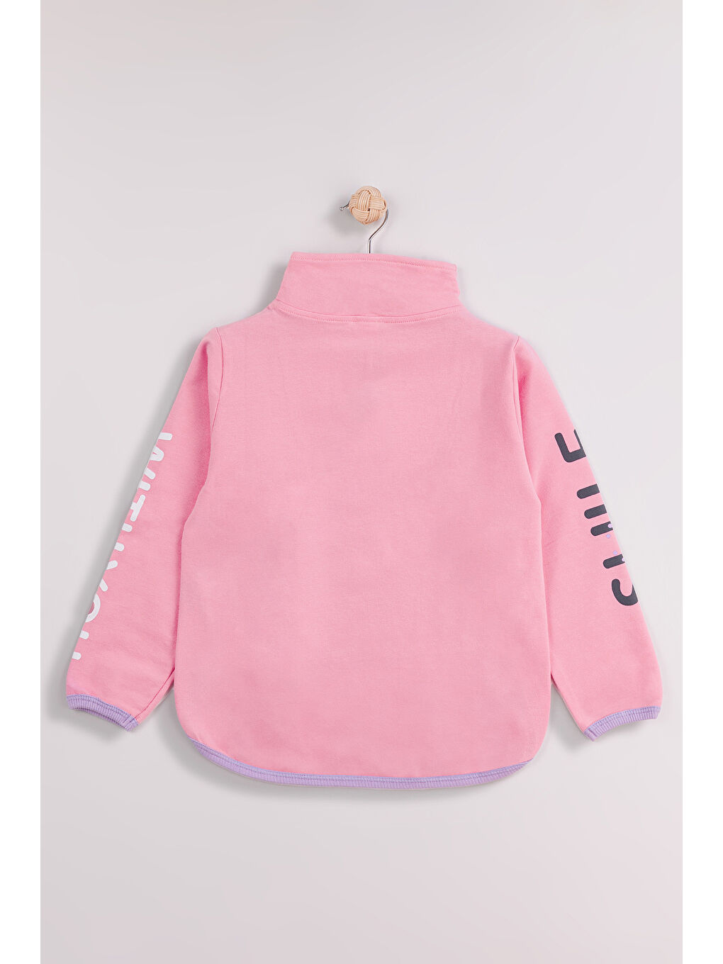 MİSSTUFFY Pembe Kız Çocuk 2'li Paket Basic Sweatshirt - 4