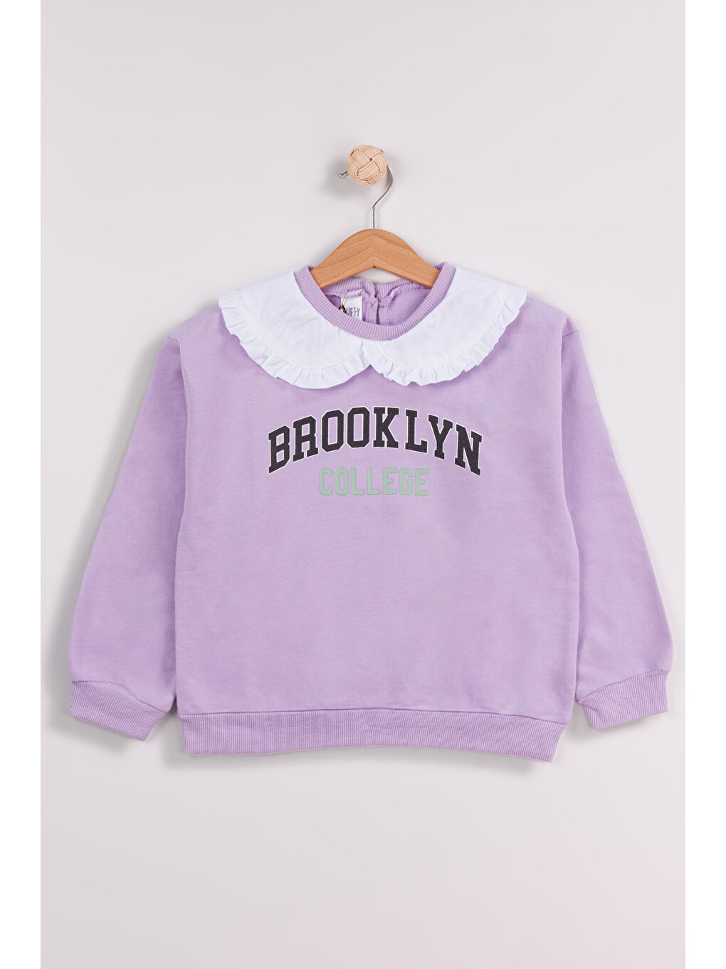 MİSSTUFFY Lila Kız Çocuk 2'li Paket Basic Sweatshirt - 2