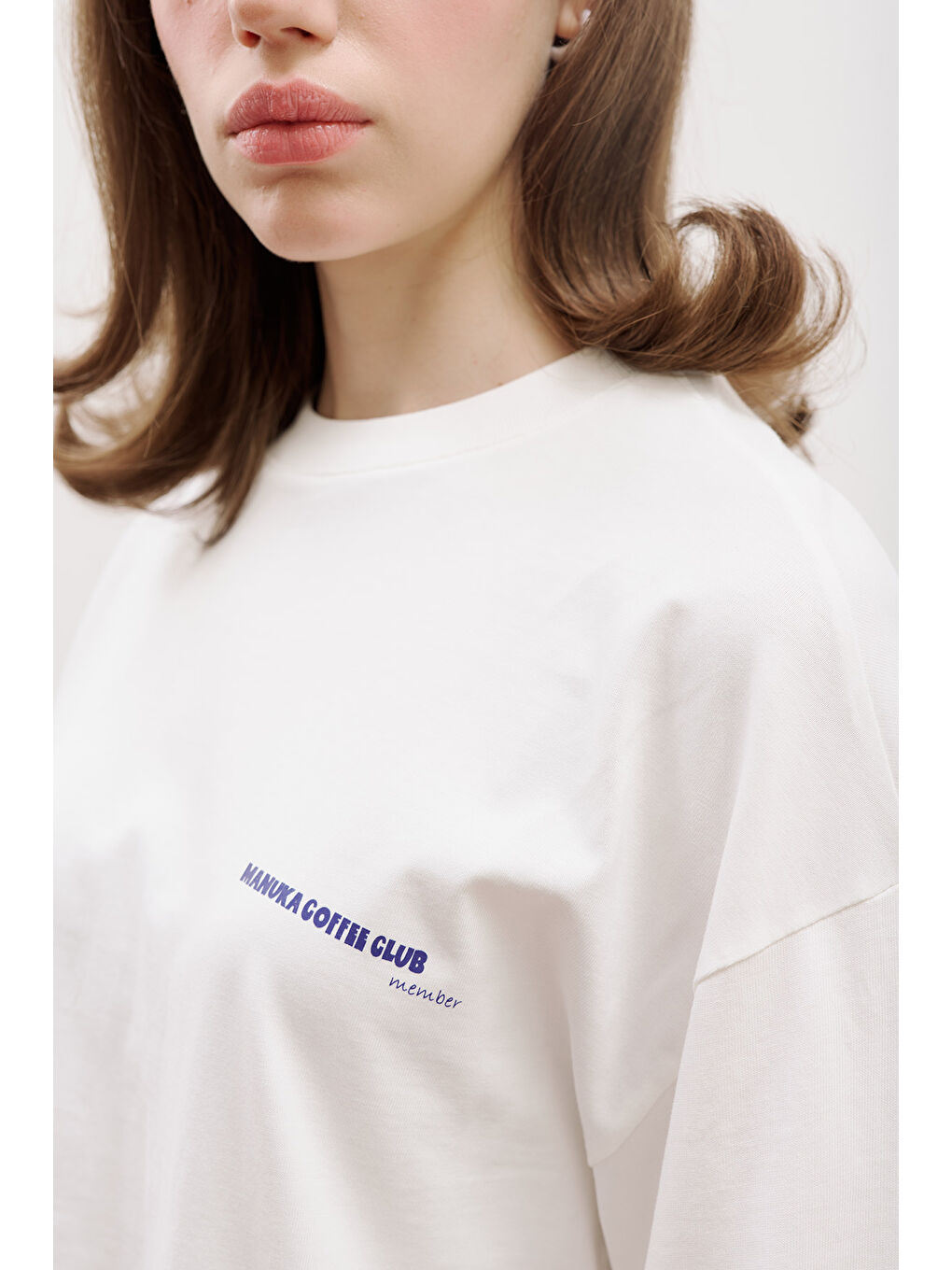 Coffee Club Tshırt Ekru-4