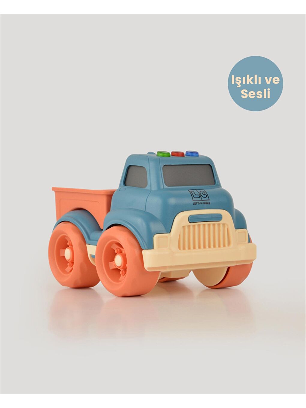 Turkuaz Sesli Ve Işıklı Minik Pikap