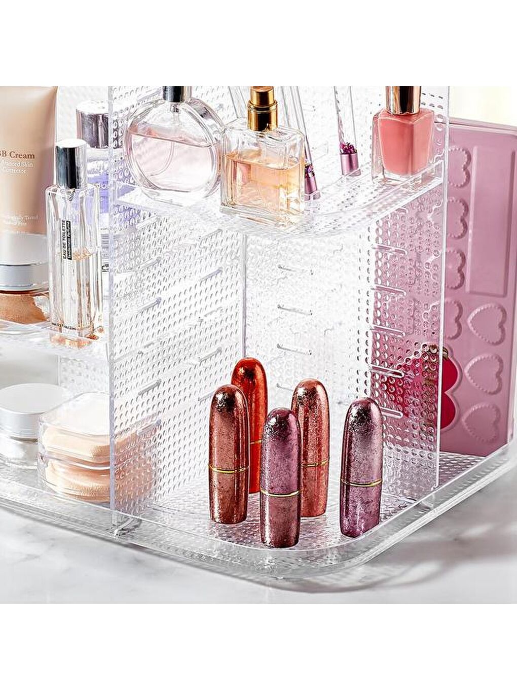 360 °C Dönebilen Makyaj Organizeri-1