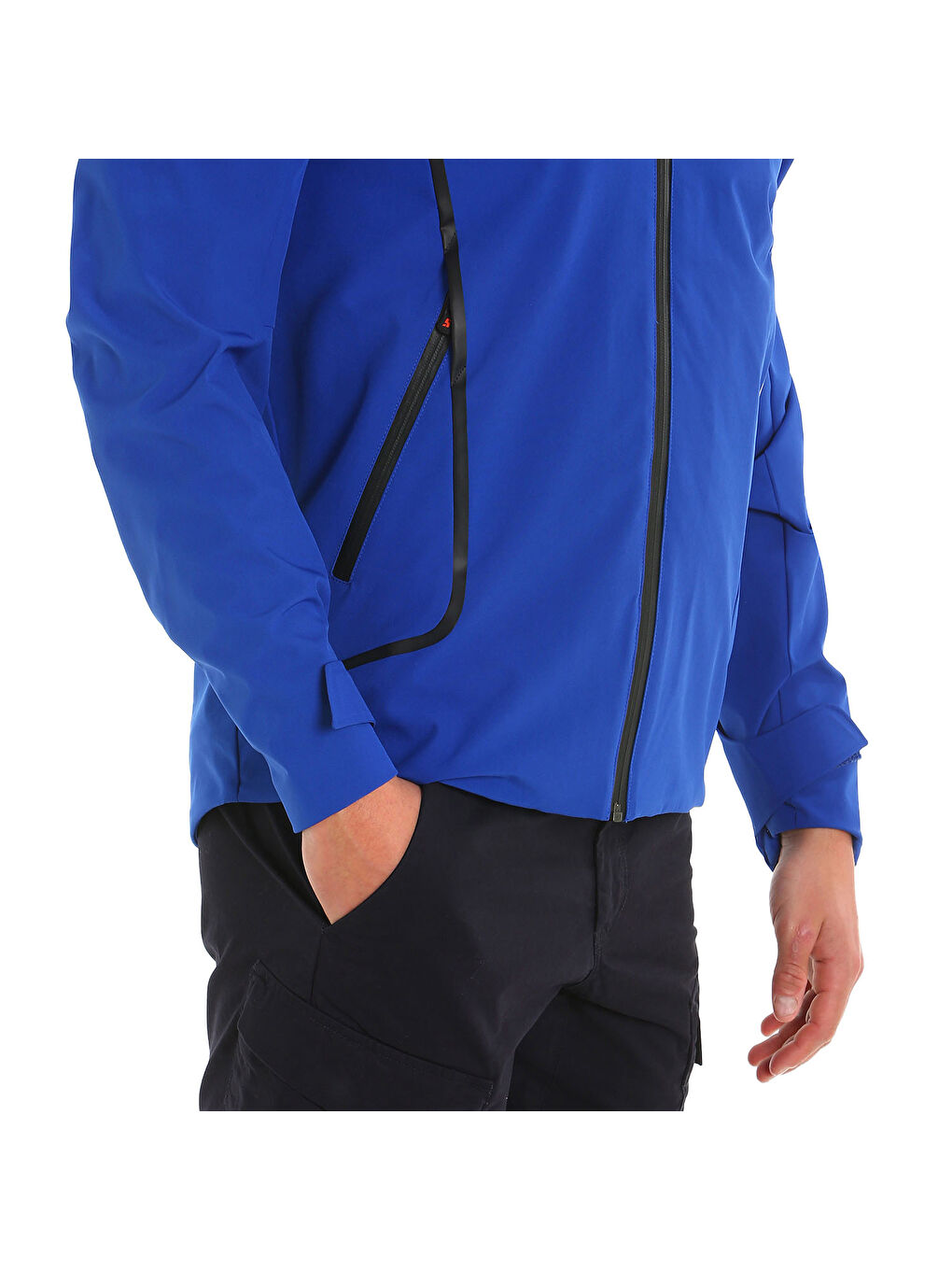 Act Hooded Erkek Mavi Ceket-3