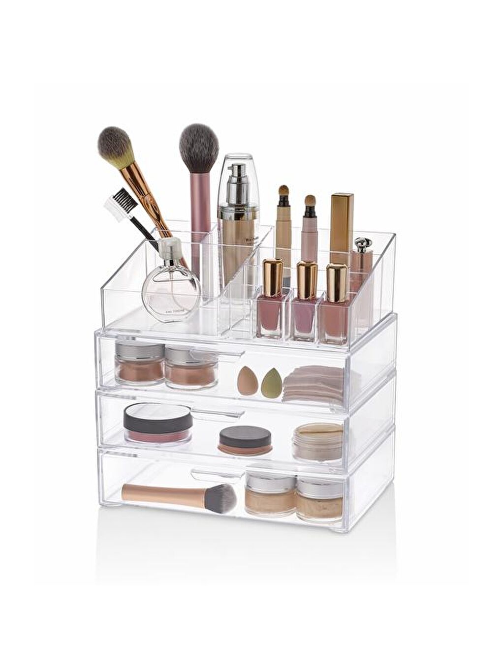 3 Çekmeceli Makyaj Organizer Seti