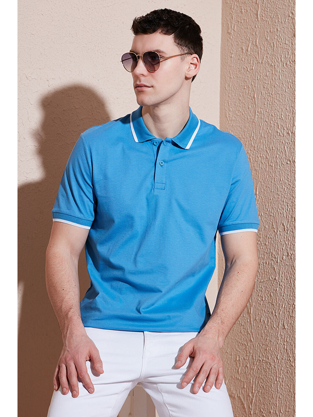 Mavi Pamuklu Regular Fit Polo Yaka Tişört 5902063