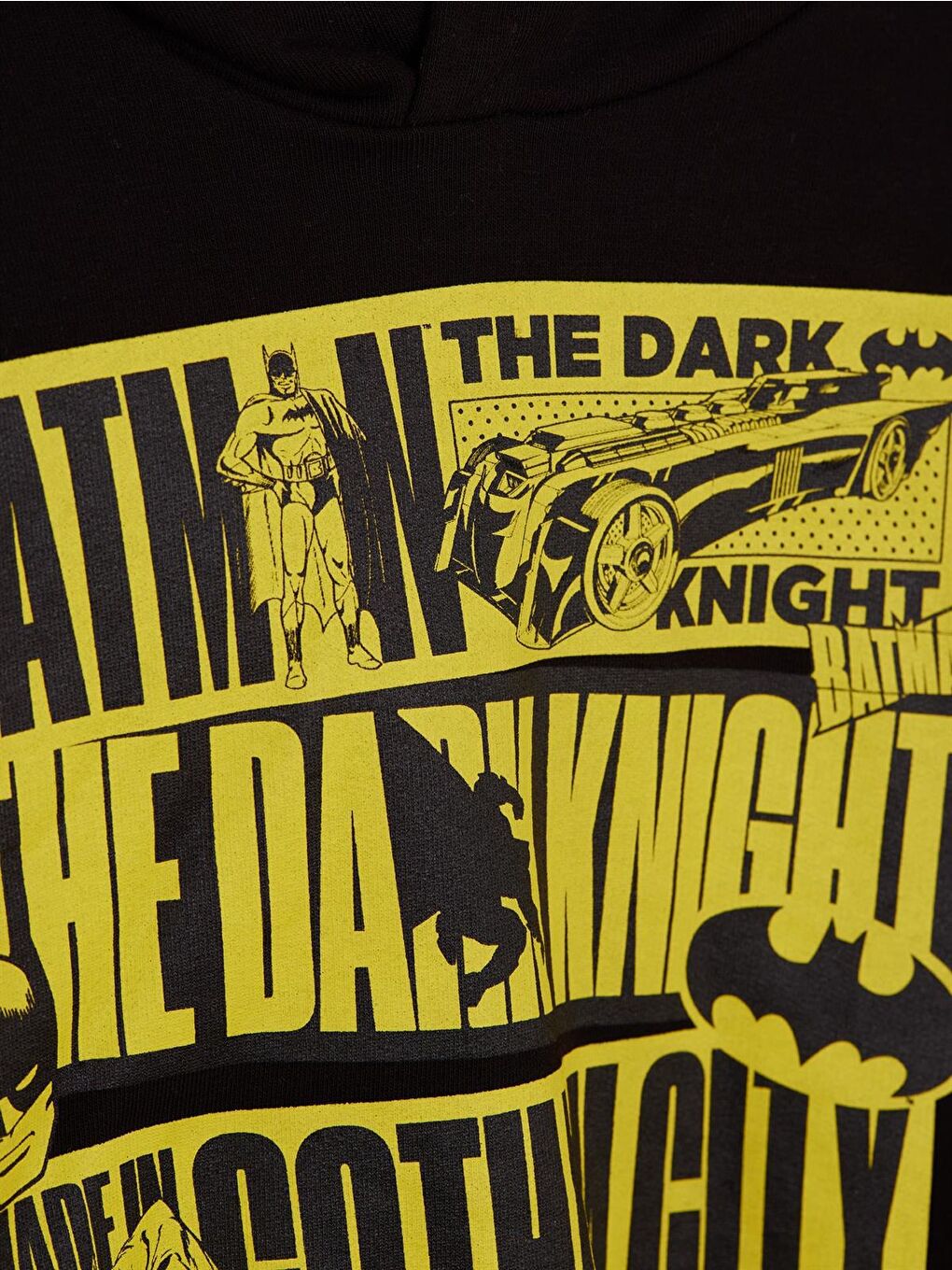 Siyah Batman Lisanslı Erkek Çocuk 2'li Takım 21577-3