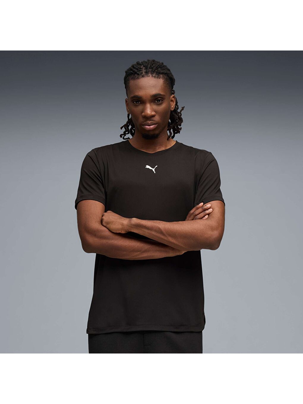 Siyah CLOUDSPUN Branded Erkek Tişört-4