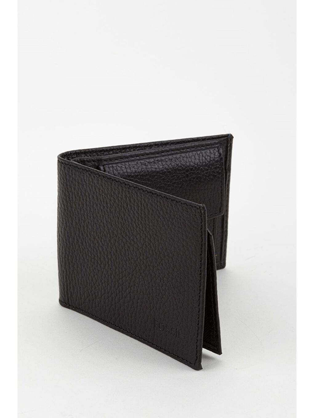 Kutulu Hakiki Deri Yatay Siyah Küçük Boy Erkek El Portföyü Cüzdan-2